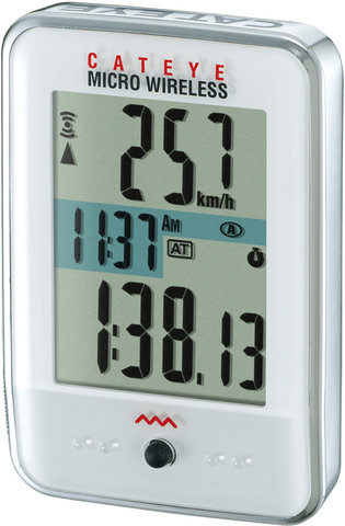 CATEYE Compteur de Vélo Micro Wireless CC-MC200W - blanc/universal