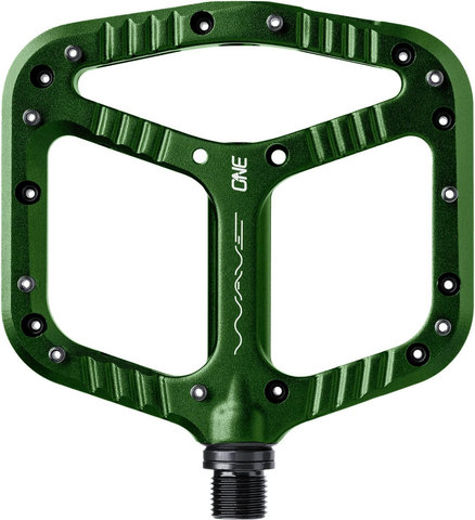 OneUp Components Pedales de Plataforma Wave - dark green/107 /110 