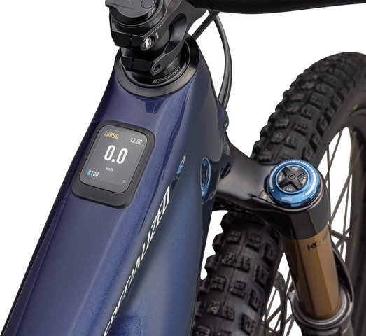 Specialized Vélo électrique tout-terrain Turbo Levo 4 Pro Carbon 29" / 27,5" - gloss blue onyx-dark navy-birch | 160 mm | 155,0 mm | 44 mm | 29" (avant), 27,5" (arrière) | L