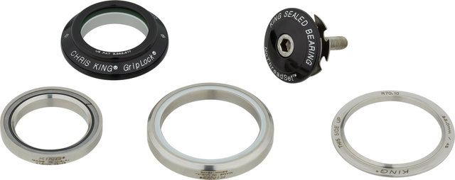 Chris King DropSet 2 IS42/28.6 - IS52/40 GripLock Headset - black/1 1/8" - 1,5" tapered/IS42/28,6 - IS52/40