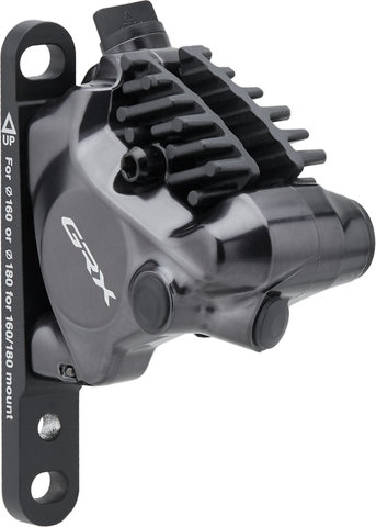 Shimano Pinza de frenos GRX BR-RX820 con pastillas de resina - negro/Rueda delantera/ninguno
