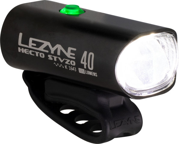 Lezyne Hecto Drive 40 LED front light with StVZO approval - black-glossy
