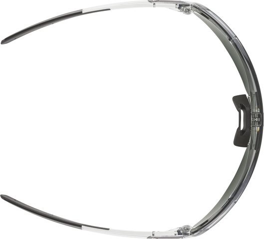 Alpina Turbo Pro Q-Lite Sports Glasses - grey transparent gloss | mirror silver