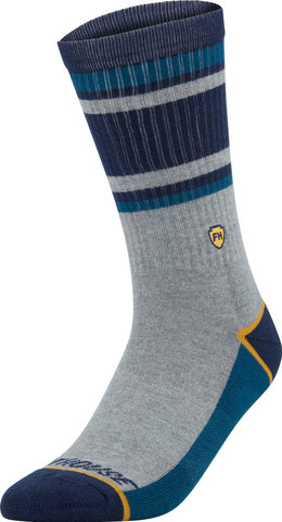 Fasthouse Boardwalk Performance Crew Socks - heather gray/43 - 46