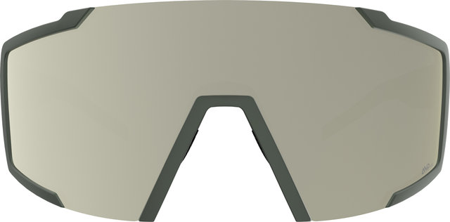 Scott Gafas deportivas Shield - kaki green | amp white chrome