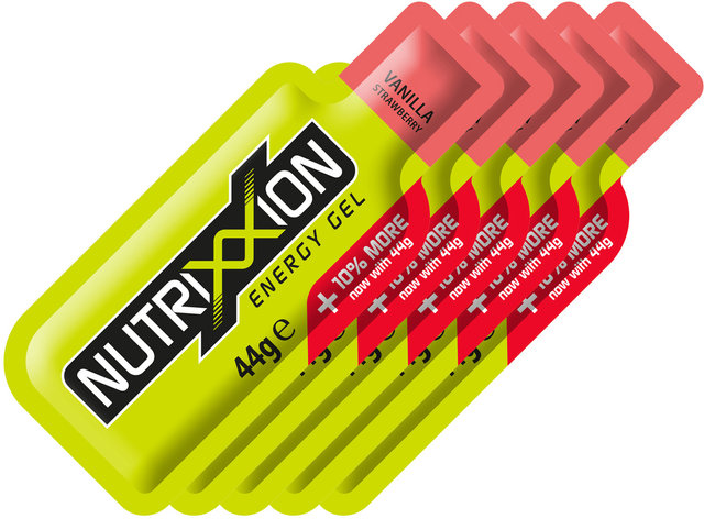 Nutrixxion Gel - 5 unidades - vanilla-strawberry/220 g
