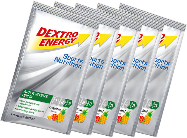 Dextro Energy Bolsita After Sports Drink - 5 unidades - tropical/222,5 g