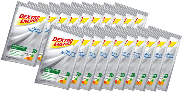 Dextro Energy Sachet d'After Sports Drink - 20 pièces - tropical/890 g