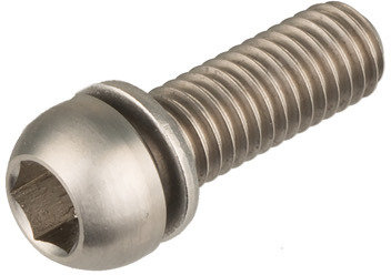 KCNC Tornillo para portabidones Titan - titanio/M5x16