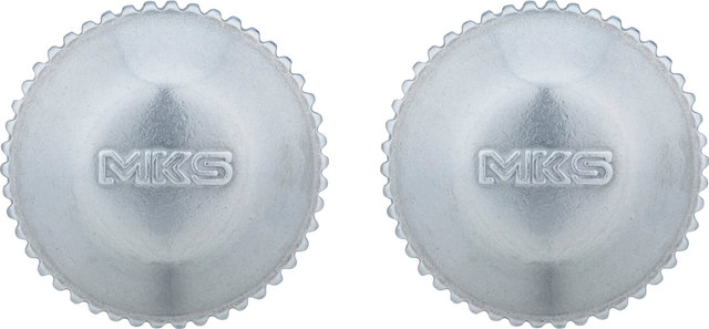 MKS Caches de Pédales Alloy Cap - argenté