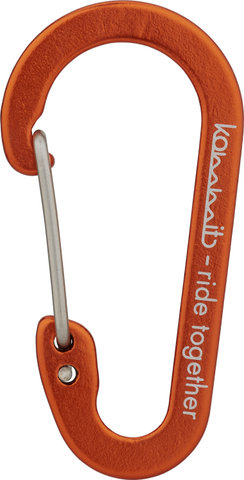 kommit Mosquetón para sistema de remolque de bicis - naranja