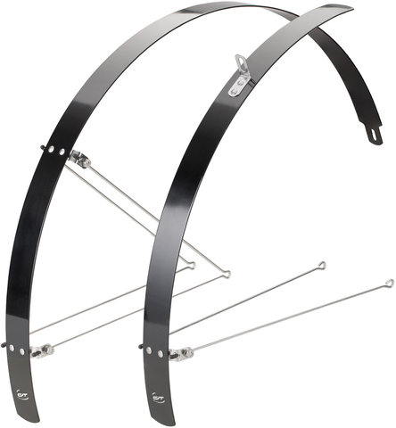Flat Fender Schutzblech Set VR+HR - schwarz/41,8 mm / 28" Flat Fender Schutzblech Set VR+HR - schwarz/41,8 mm / 28"