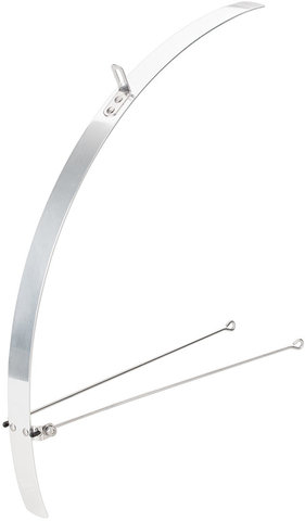Flat Fender Schutzblech Set VR+HR - silber/32 mm / 28" Flat Fender Schutzblech Set VR+HR - silber/32 mm / 28"