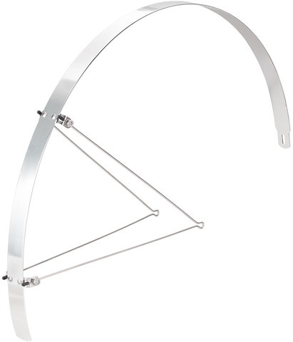 Flat Fender Schutzblech Set VR+HR - silber/32 mm / 28" Flat Fender Schutzblech Set VR+HR - silber/32 mm / 28"