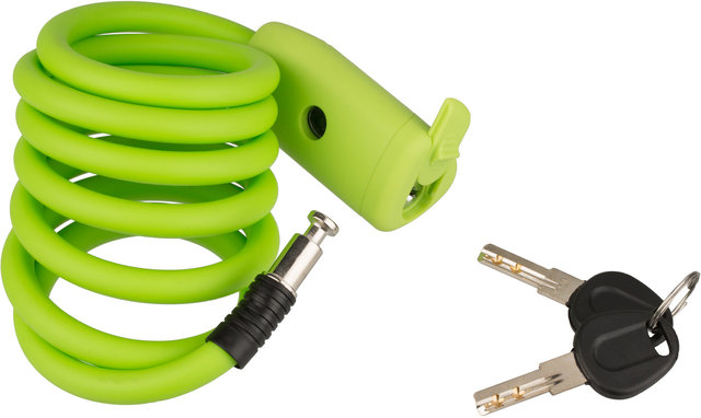 CONTEC Neoloc Spiral Cable Lock - neogreen/150 cm