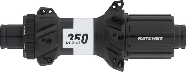 DT Swiss Buje RT 350 Straightpull MTB Disc Center Lock - negro/Shimano MTB/28/Shimano MTB