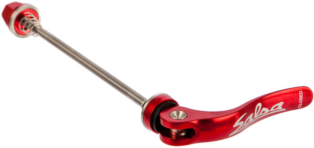 Flip Off Front Quick Release Lever, Titanium - red/front