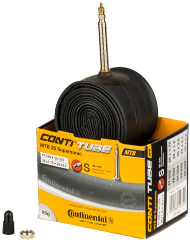 Continental Cámara de aire MTB 26 Supersonic - universal/26 x 1,75-2,2 SV 42 mm