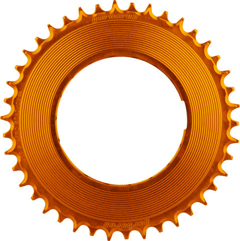 Garbaruk Plateau Thread Mount pour SRAM RED XPLR AXS PM Rond - orange | 42 | 42 