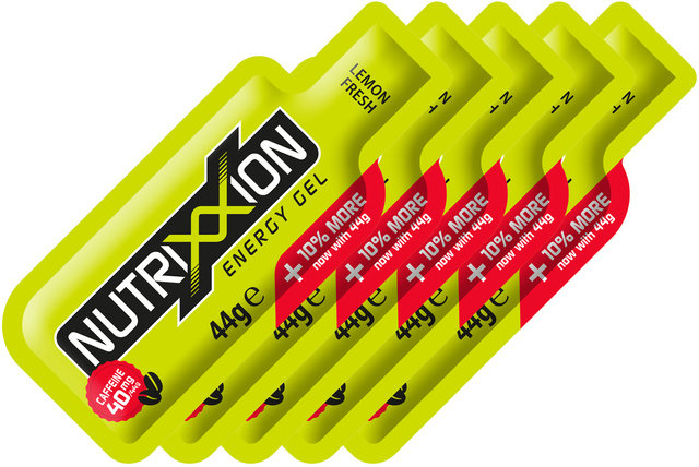 Nutrixxion Gel - 5 unidades - lemon fresh - caffeine/220 g