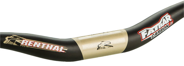 Renthal Fatbar Carbon 35 30 mm Riser Handlebars - carbon-gold/800 mm 7°