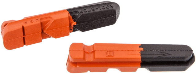 Bremsgummis Cartridge R4 Dura - schwarz-lachs/dual compound