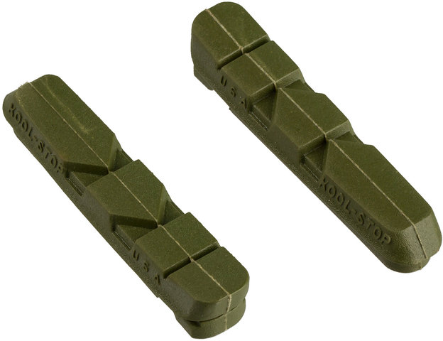 Kool Stop Plaquettes de Frein Cartridge R4 Dura Céramique - vert olive/universal