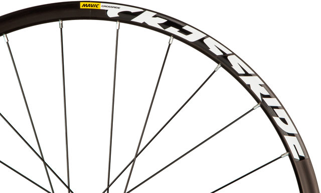 Mavic Juego de ruedas Crossride FTS-X Disc 6 agujeros 26" - negro/26" set (RD 15x100 + RT 10x135) Shimano