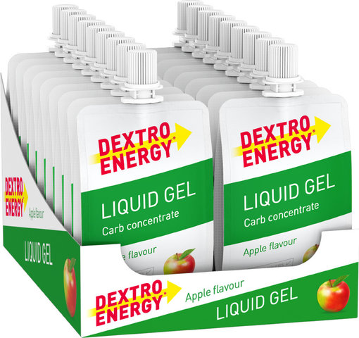 Dextro Energy Liquid Gel Kohlenhydrad-Gel - 18 Stück - apple