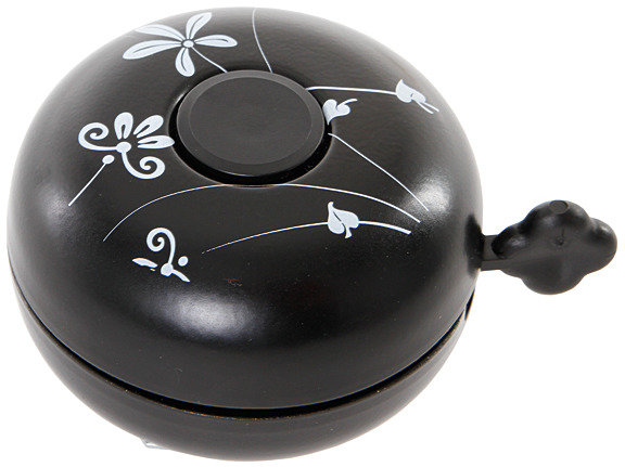 CONTEC Big Dong Bicycle Bell - black-white flower/universal