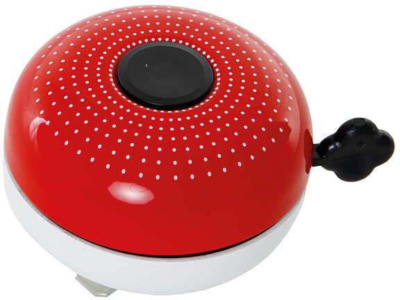 CONTEC Big Dong Bicycle Bell - red-white mushroom/universal