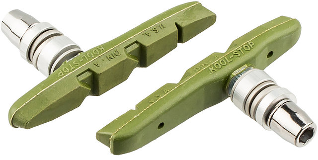 Zapatas de frenos V-Brake T2 Thinline cerámica - verde oliva/universal