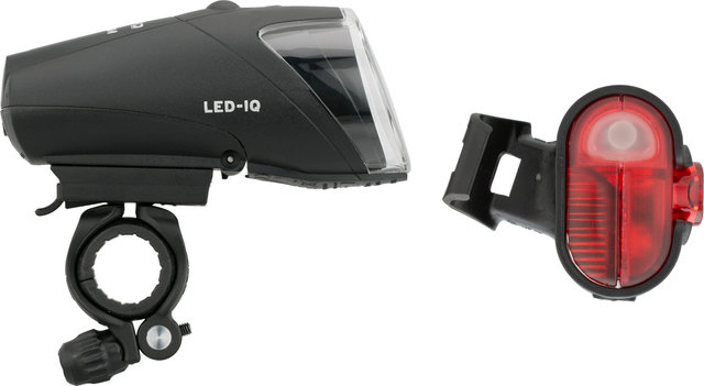 busch+müller Ixon IQ Premium + Ixback Senso LED Lighting Set - StVZO Approved - black