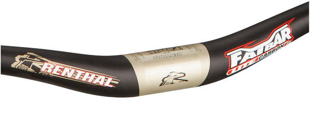 Renthal Guidon Courbé en Carbone Fatbar Lite 35 30 mm - carbon-gold/760 mm 7°