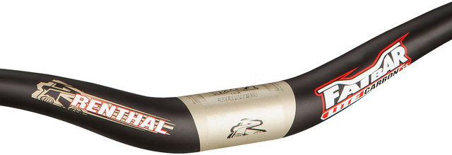 Fatbar Lite Carbon 35 40 mm Riser Handlebars - carbon-gold/760 mm 7°