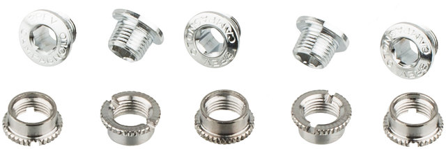 Chainring Bolts for Record Pista Models as of 2001 - silver/universal