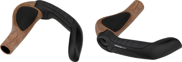 Ergon Poignées GP5 en Liège Bio - noir-liège/S