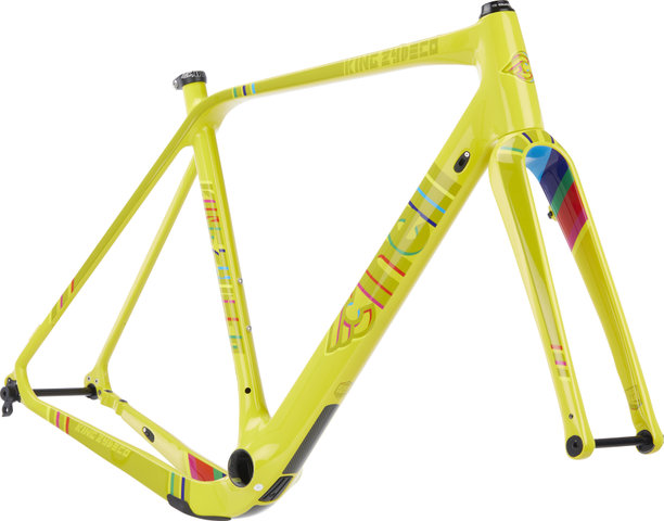 Cinelli King Zydeco Disc Carbon Rahmenkit Modell 2023 - gumbo/L/1 1/8" - 1,5" tapered/12 mm Steckachse