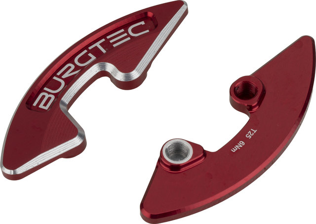 Burgtec Pair Chainring Bash Guard - race red | Kettenblatt