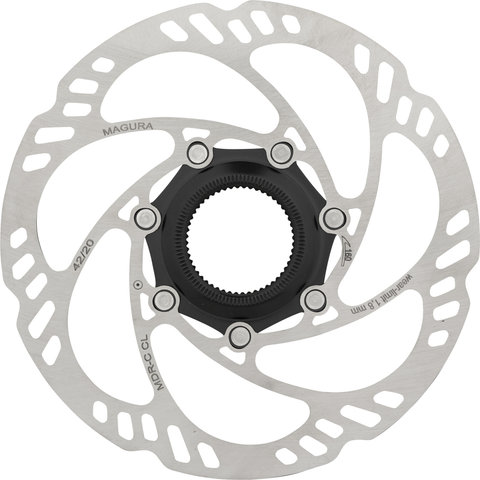 Magura Disque de Frein MDR-C CL Center Lock pour Serrage Rapide - argenté/160 mm