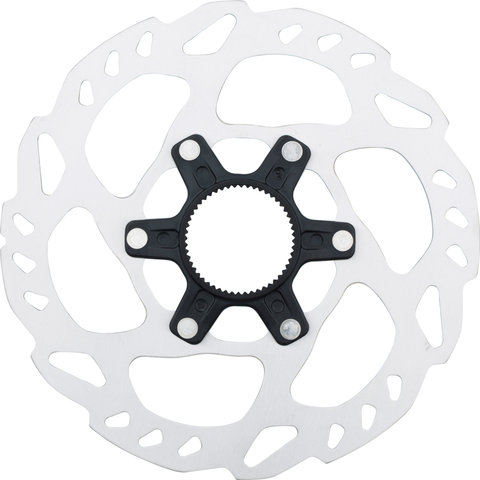 Shimano SM-RT70 Center Lock Brake Rotor for SLX w/ Internal Teeth - silver/160 mm