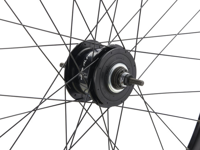 bc basic Alfine Disc Center Lock P-22 28" 8-speed Wheelset - black | 28" Set (Front 12x100 Dynamo + Rear 10x135)