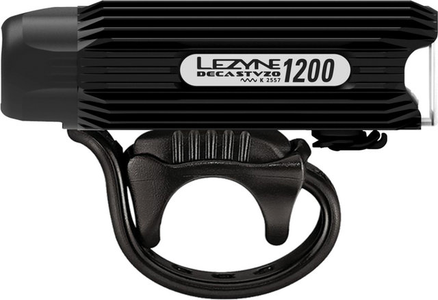 Lezyne Deca 1200 Frontlicht mit StVZO-Zulassung mit Loaded Kit - schwarz | 1200