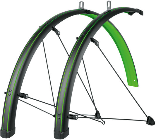 SKS Bluemels Stingray Front & Rear Mudguard Set - lime green/45 mm / 28"