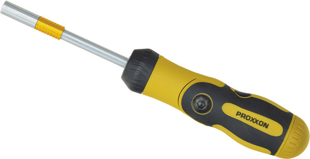 Proxxon 1/4" Screwdriver with Ratchet Function, Bendable - black-silver-yellow/1/4"