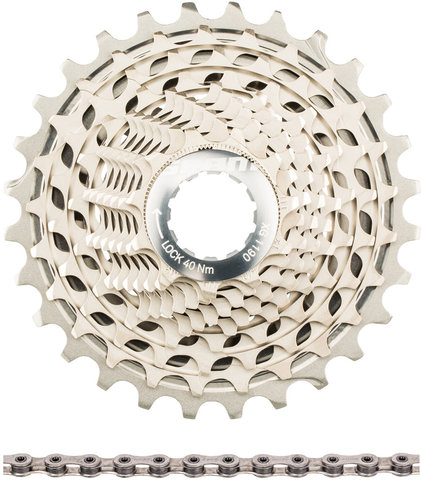 SRAM Set de desgaste 2016 cassette Red XG-1190 + cadena PC Red 22 11 veloc. - silver/11-28