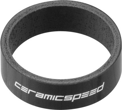 CeramicSpeed Carbon Spacer with Logo - black/10 mm