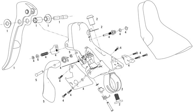 SRAM Red Brake / Shift Lever Spare Parts (2008-2011) - 2/universal