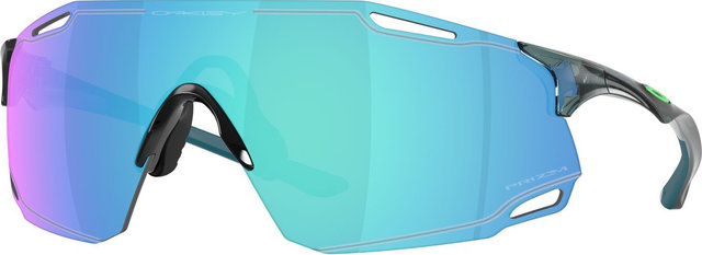 Oakley Cybr Dyno Sportbrille - crystal black/prizm sapphire