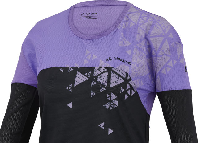 VAUDE Women's Moab LS T-Shirt V - limonium/36